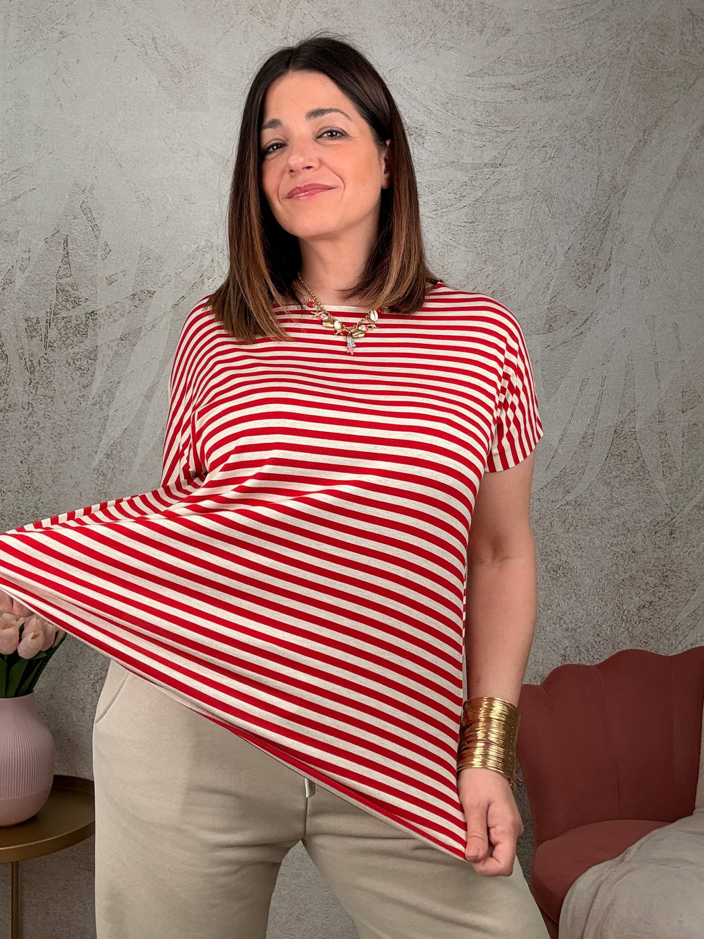 T-shirt a righe