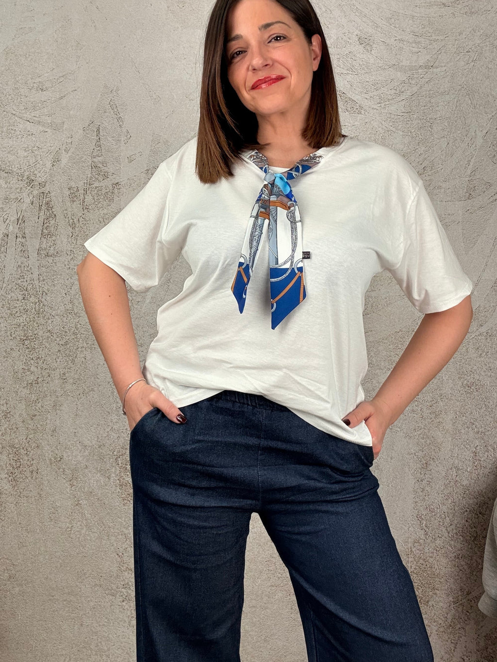T-shirt Foulard