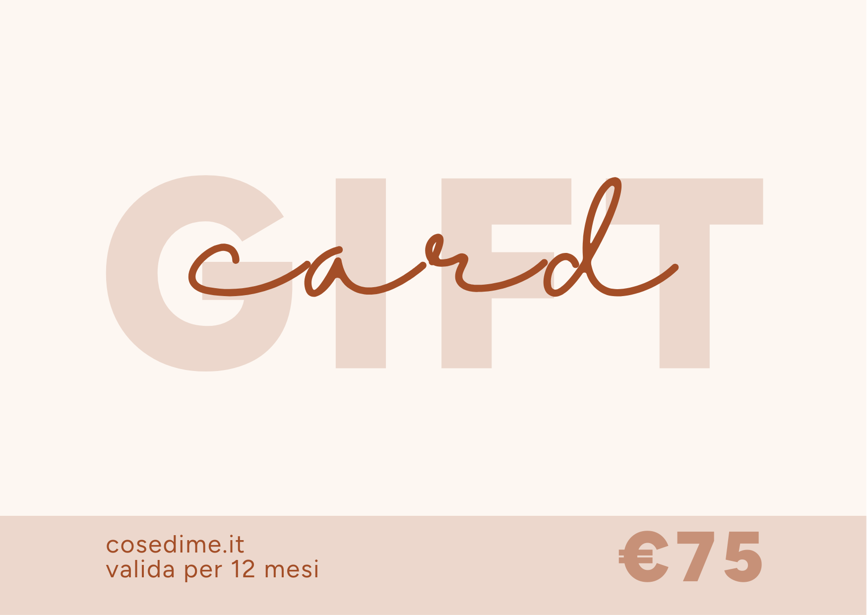 Gift Card Cose di Me