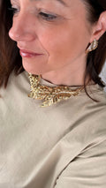 Collana parure Foglia