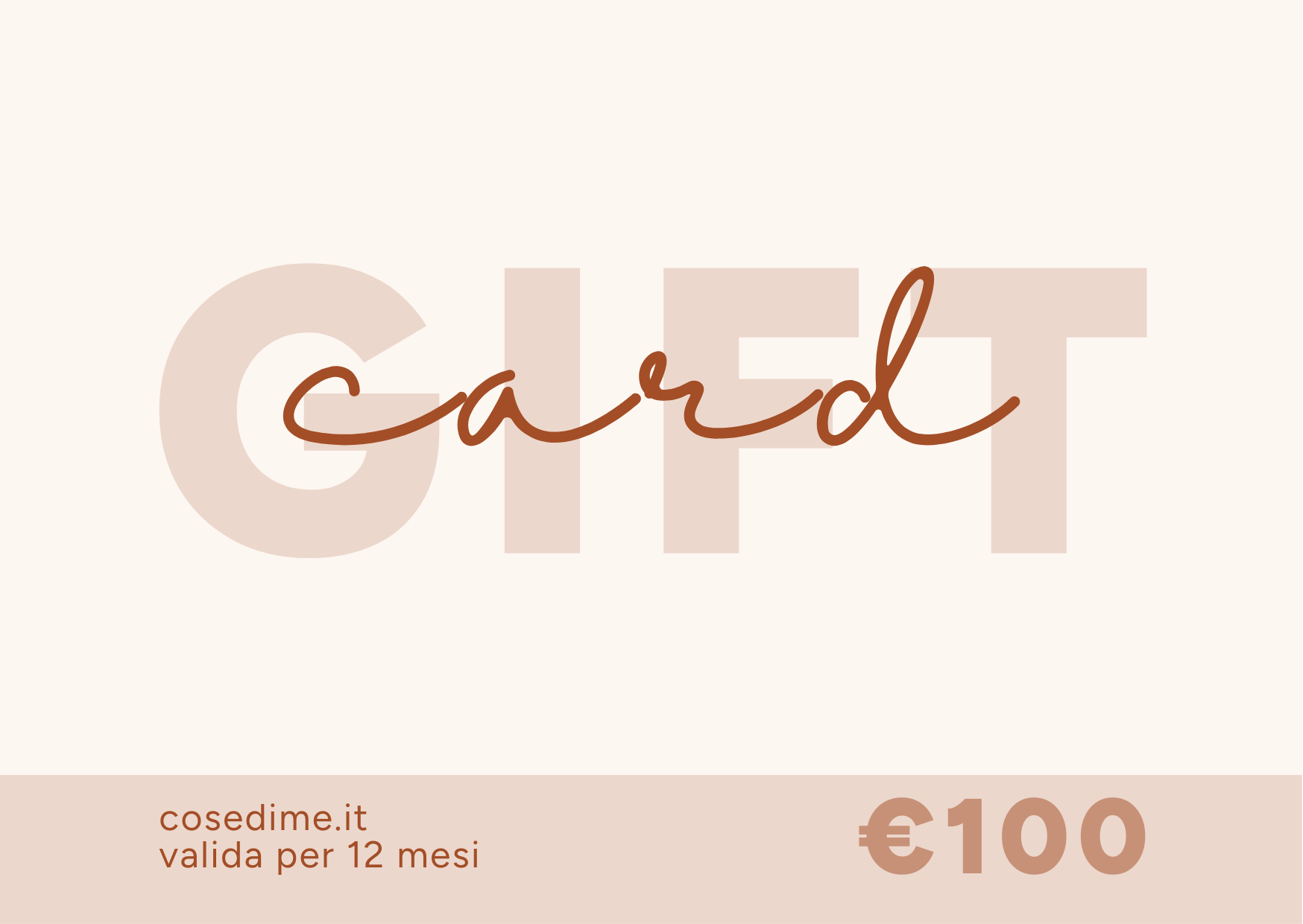 Gift Card Cose di Me