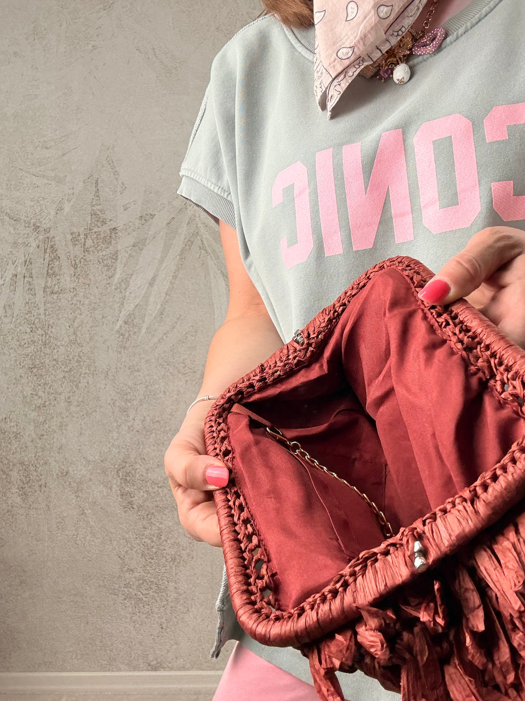 Pochette tracolla Rame