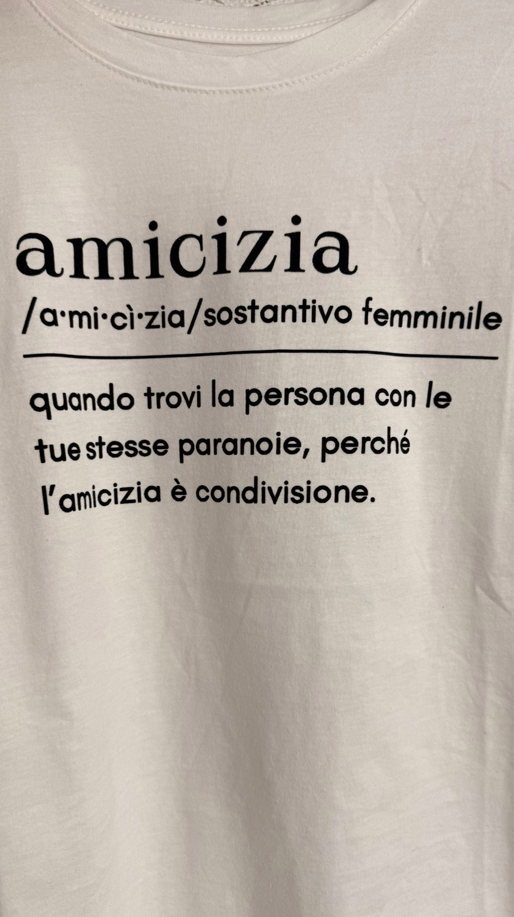 T-shirt Amicizia