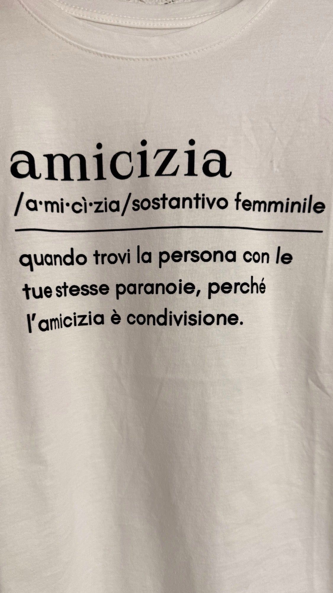 T-shirt Amicizia