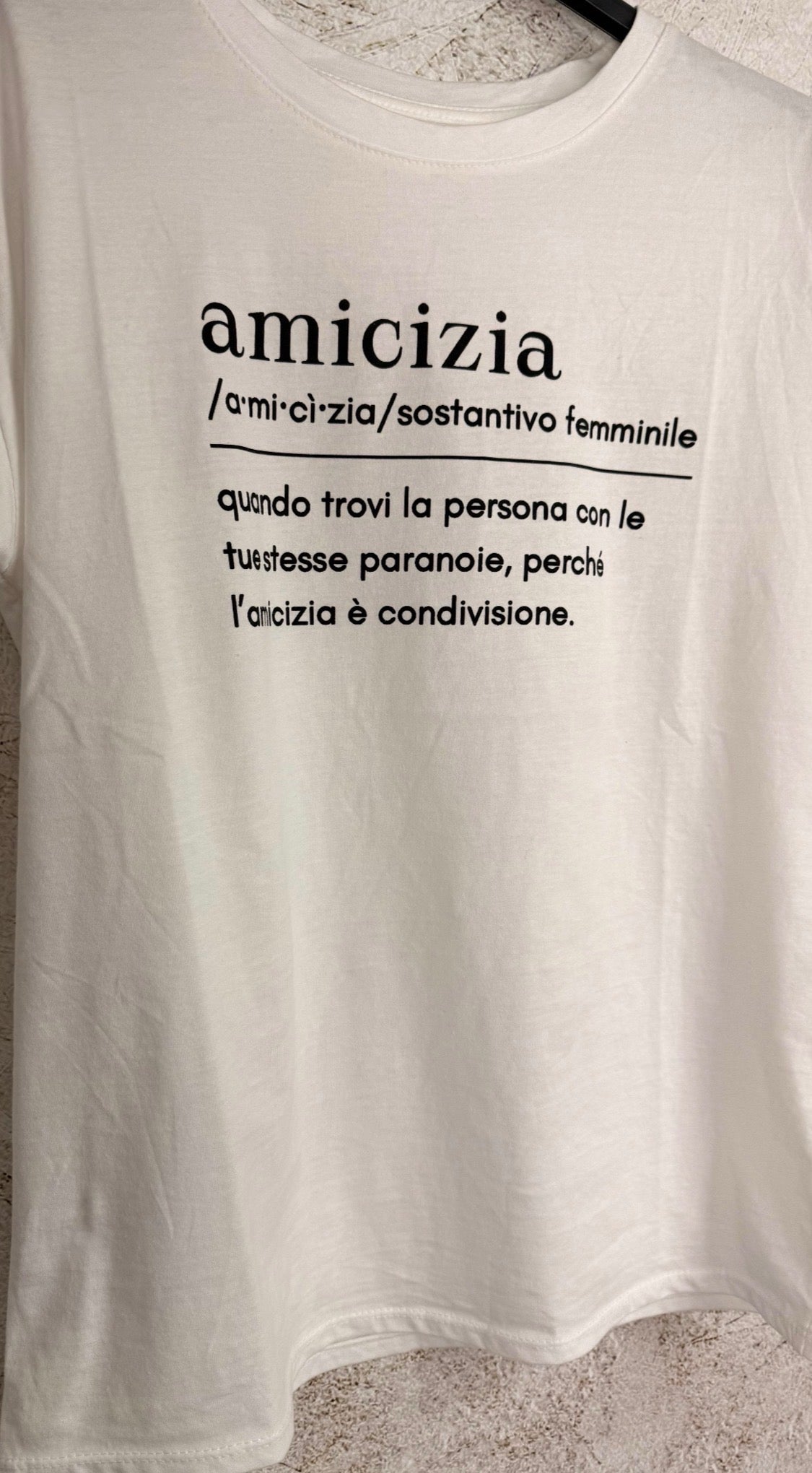 T-shirt Amicizia