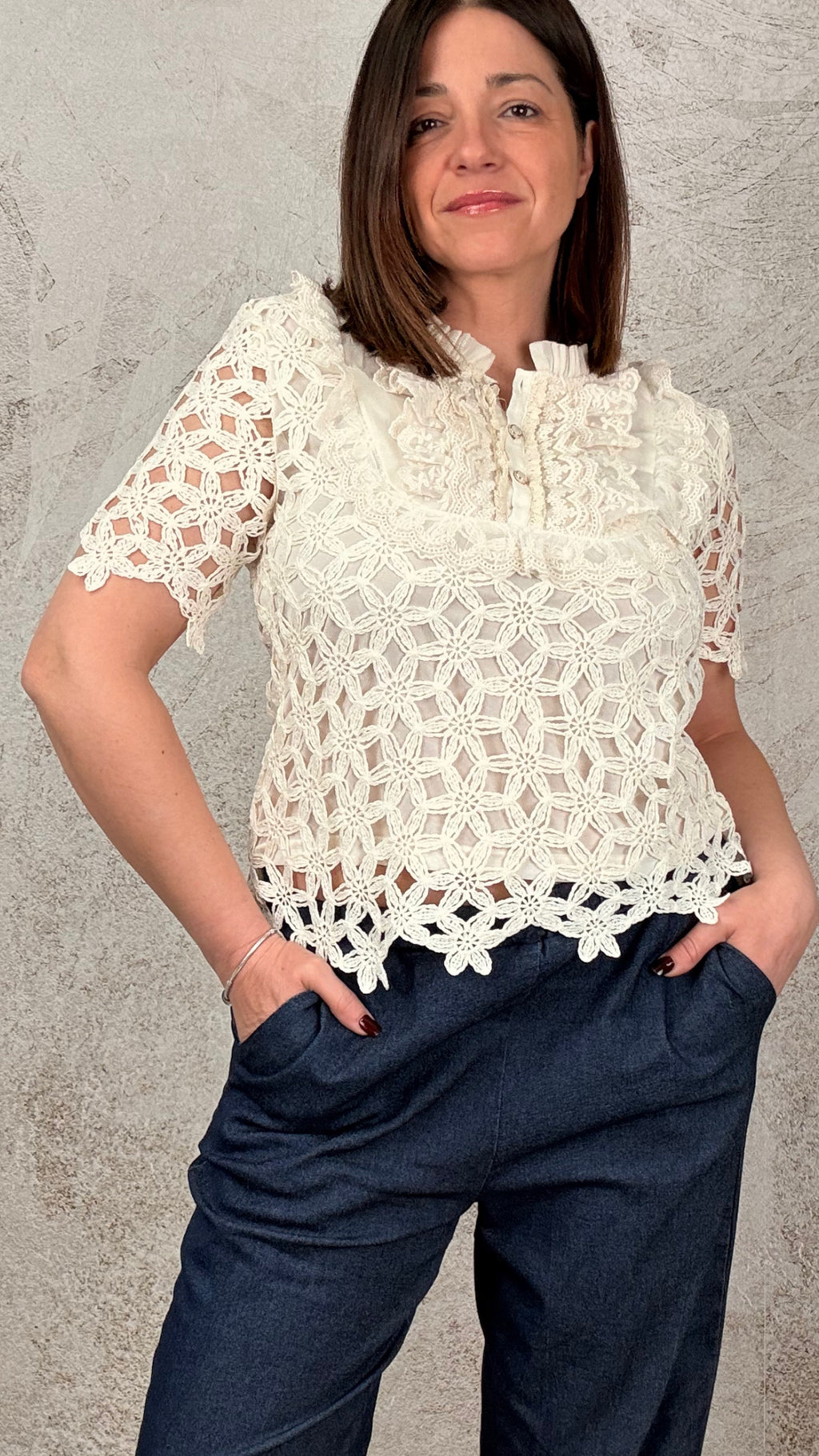 Blusa Fiordilatte