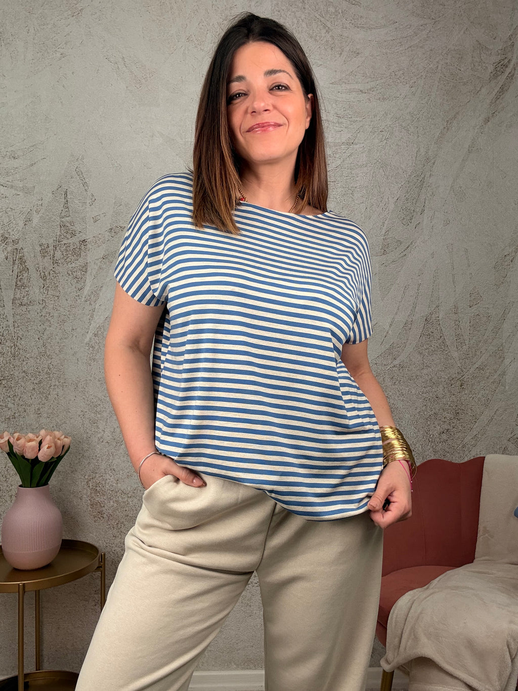 T-shirt a righe