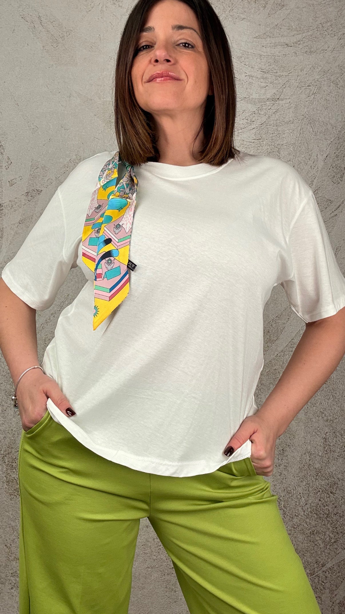 T-shirt Foulard
