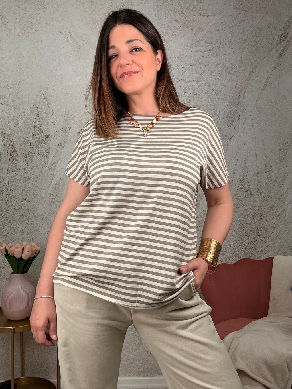 T-shirt a righe