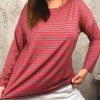 T-shirt Francy grigio/rosso - immagine 2