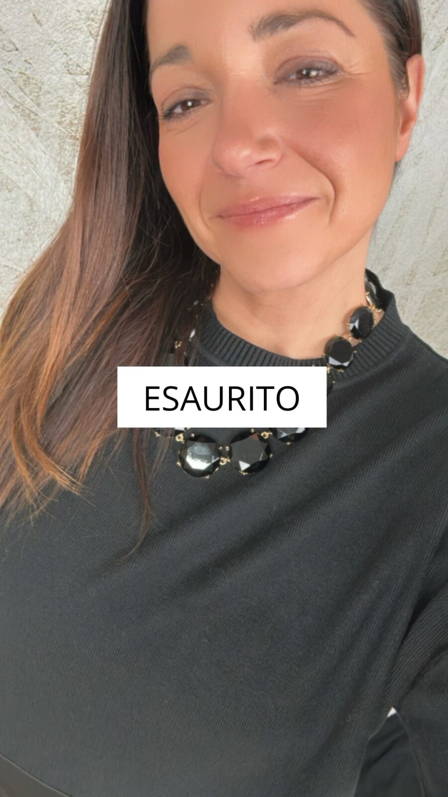 Collana Confetto nero