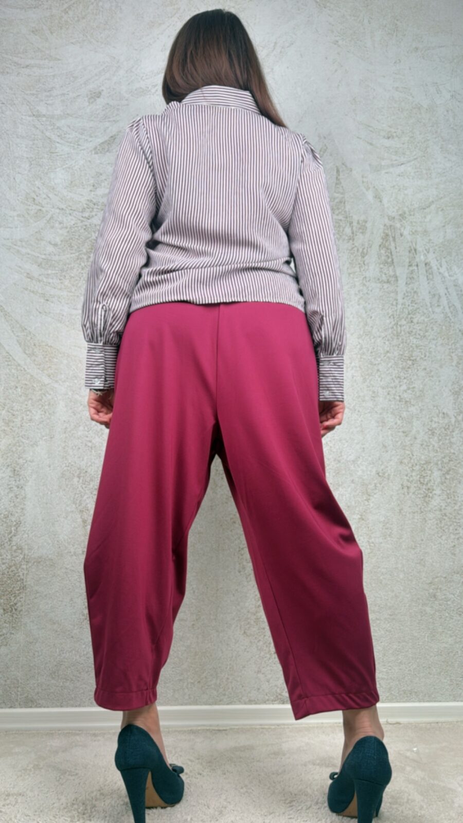 Pantalone Adelaide vinaccia - immagine 3