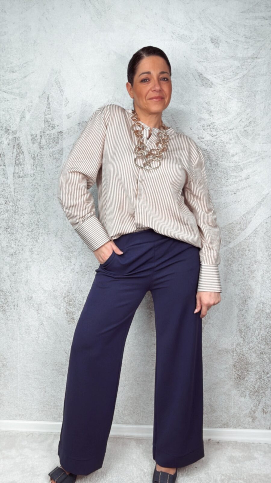 Pantalone Katia blu