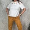 Pantalone Federica senape