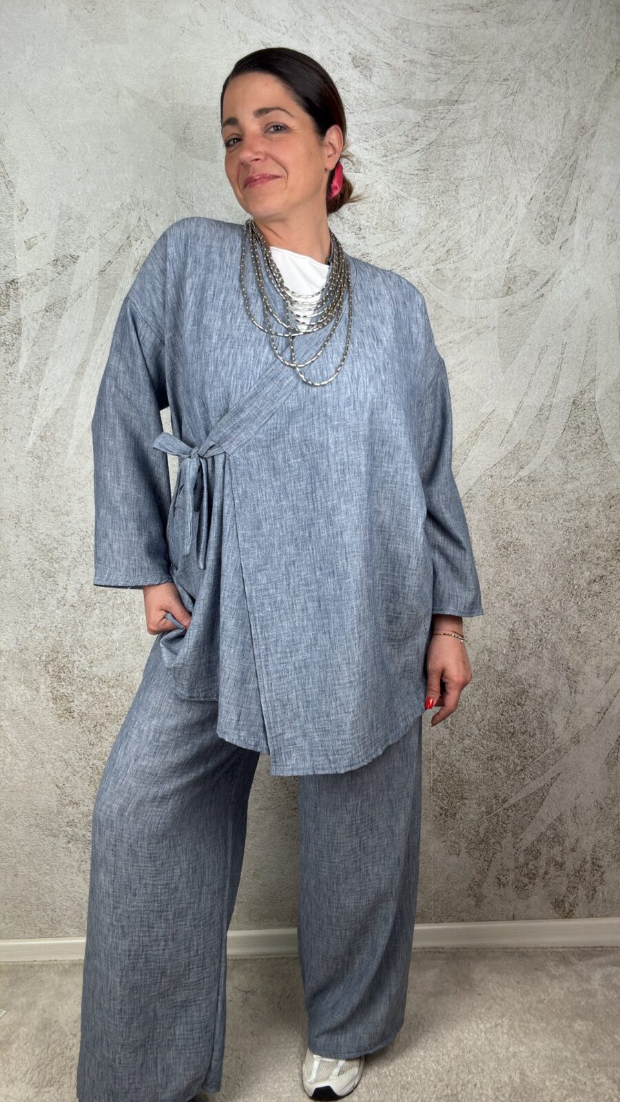 Completo Asia blu jeans