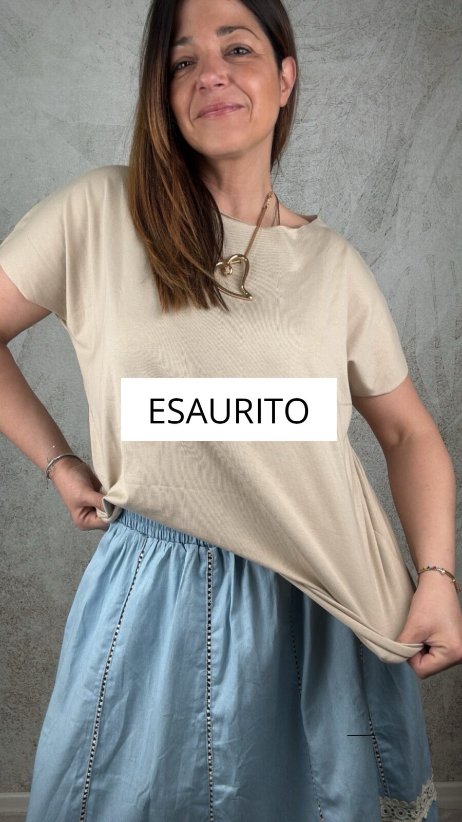 T-shirt basic corda