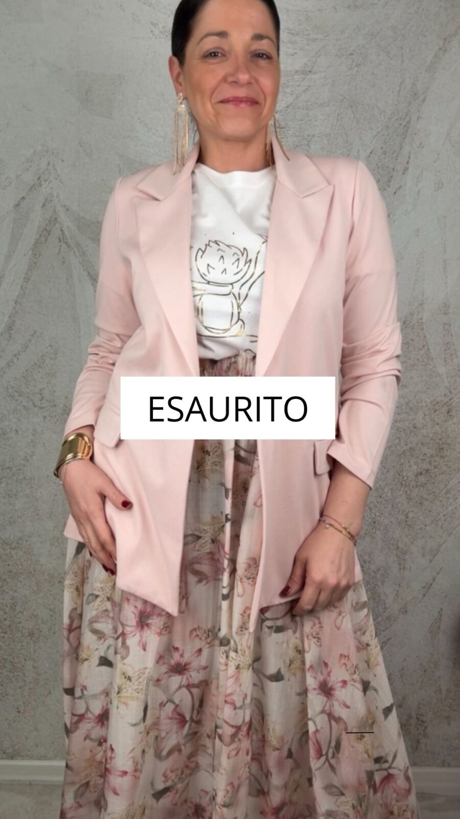Blazer Giulia cipria