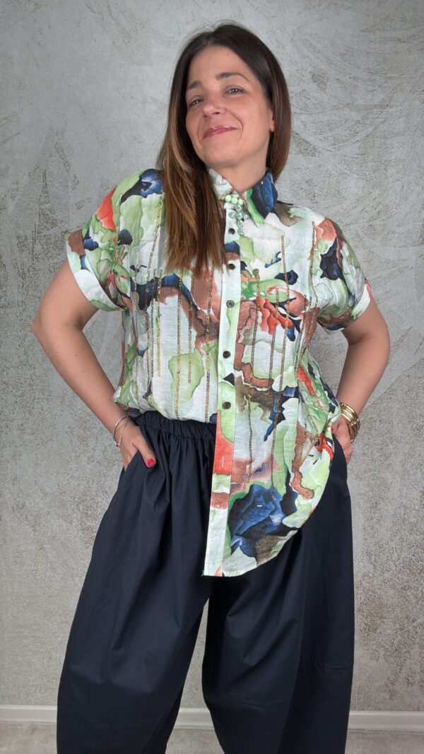 Camicia Fiorella verde