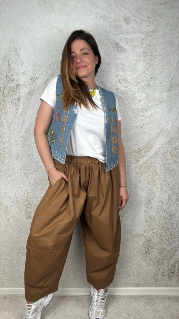 Pantalone Aria caramello
