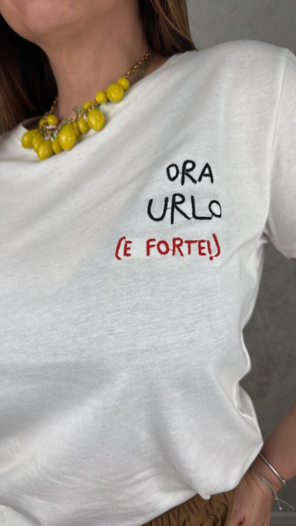 T-shirt Urlo forte