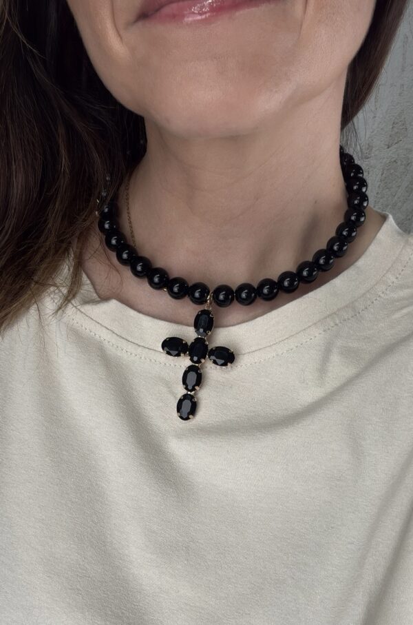 Collana Leone nero