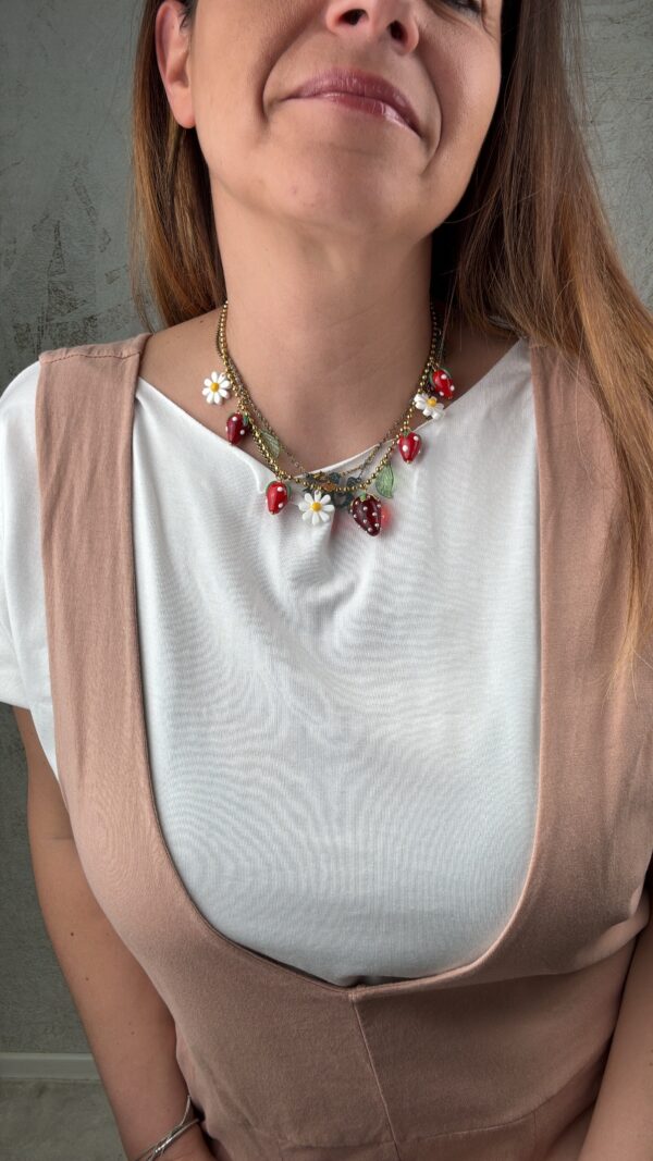 Collana Fragola