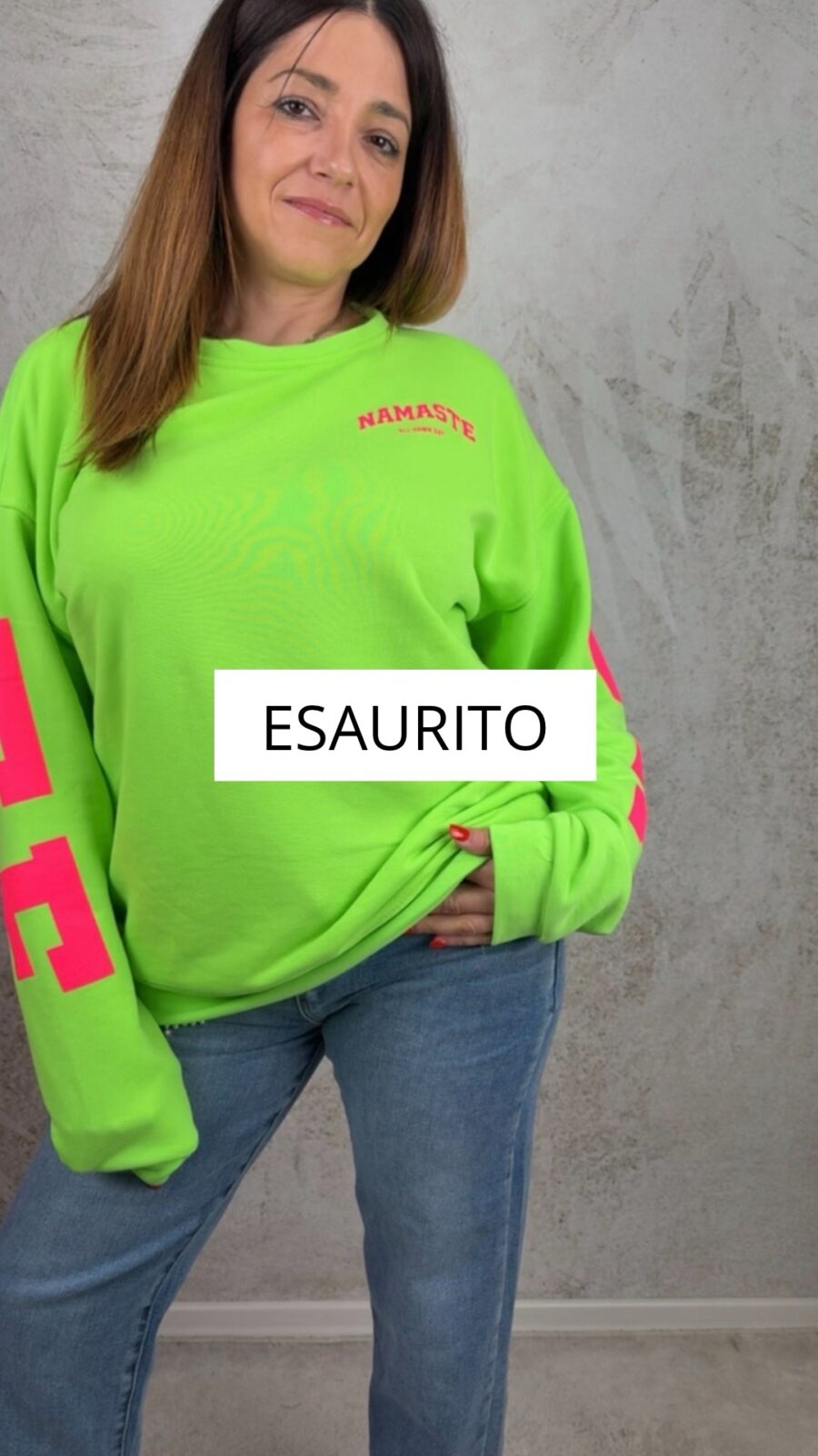 Felpa Namaste verde