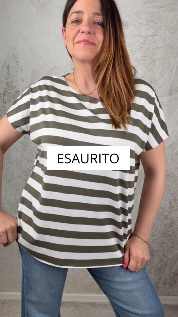 T-shirt Tullia m/c militare