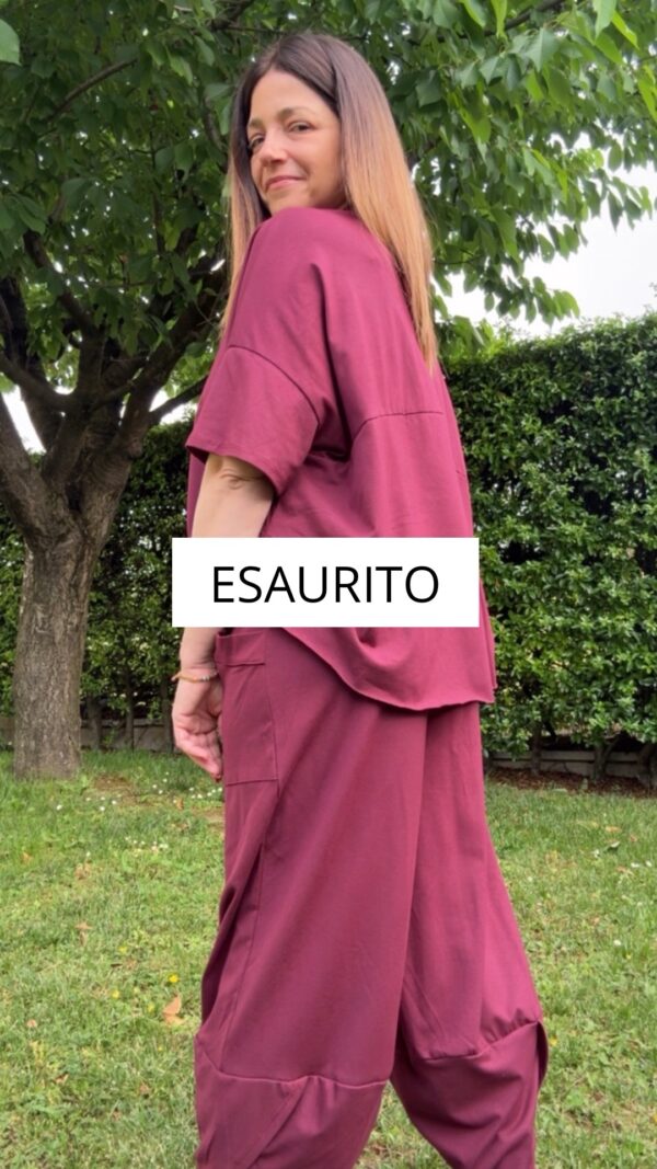 Tuta Alice Summer Edition borgogna