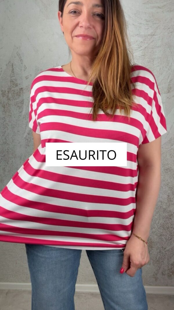 T-shirt Tullia m/c corallo