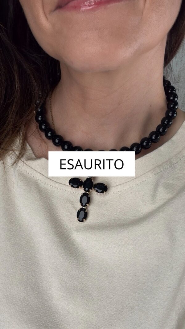 Collana Leone nero