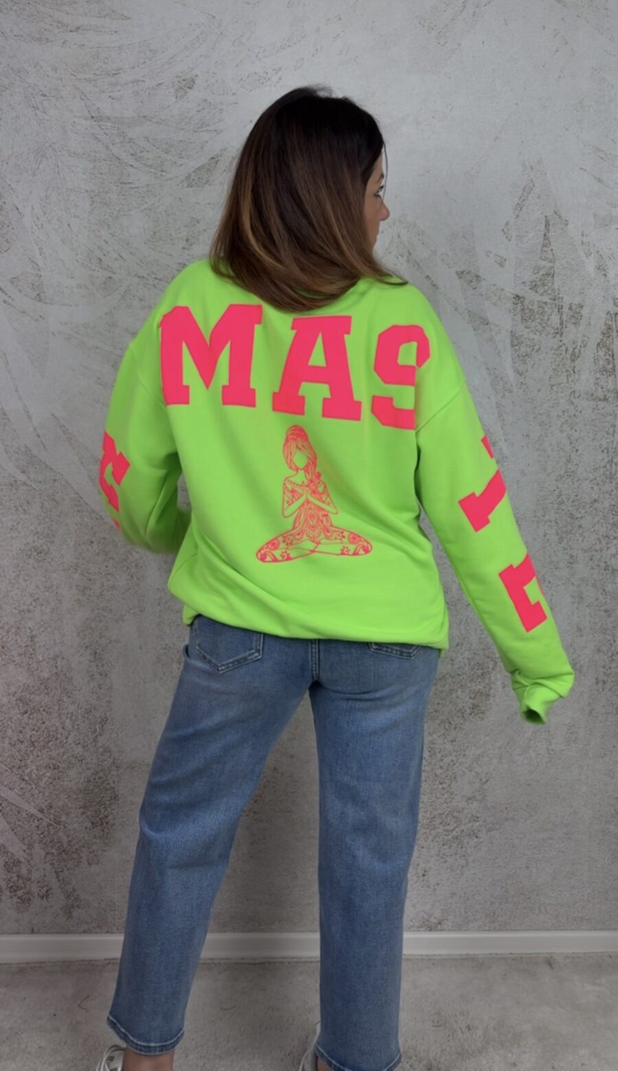 Felpa Namaste verde - immagine 3