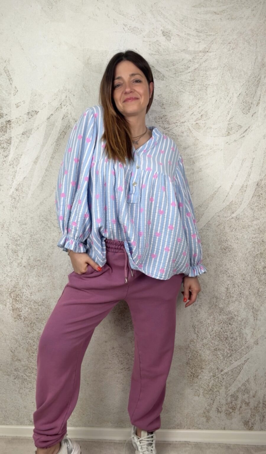 Pantalone Caterina lavanda - immagine 2