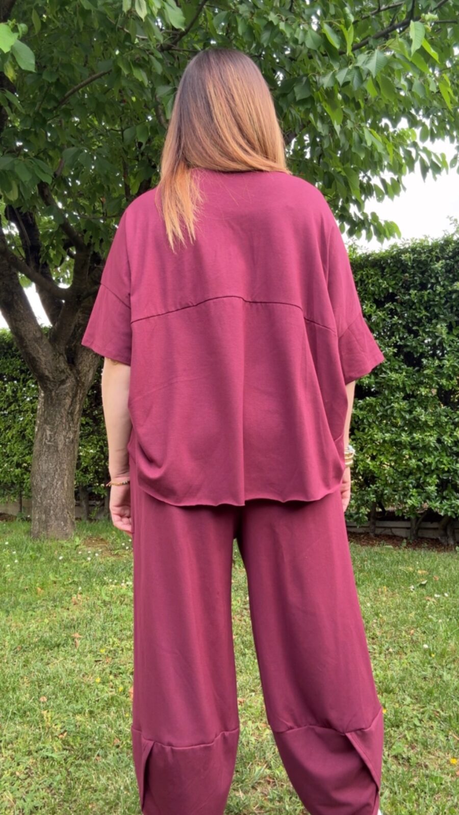 Tuta Alice Summer Edition borgogna - immagine 2