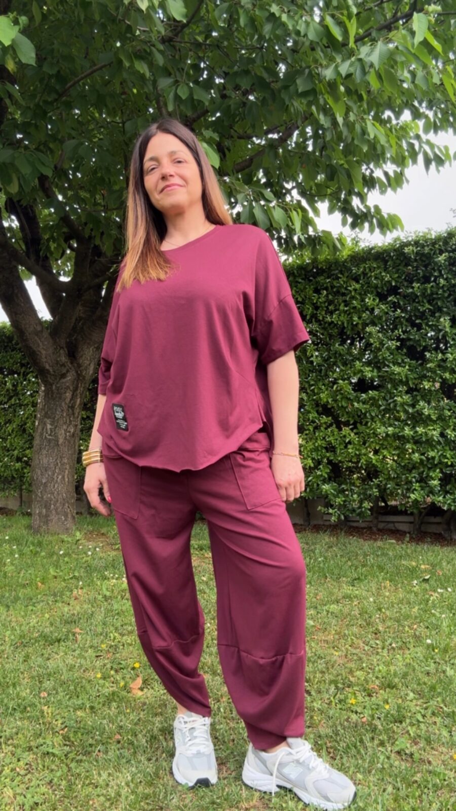 Tuta Alice Summer Edition borgogna - immagine 3
