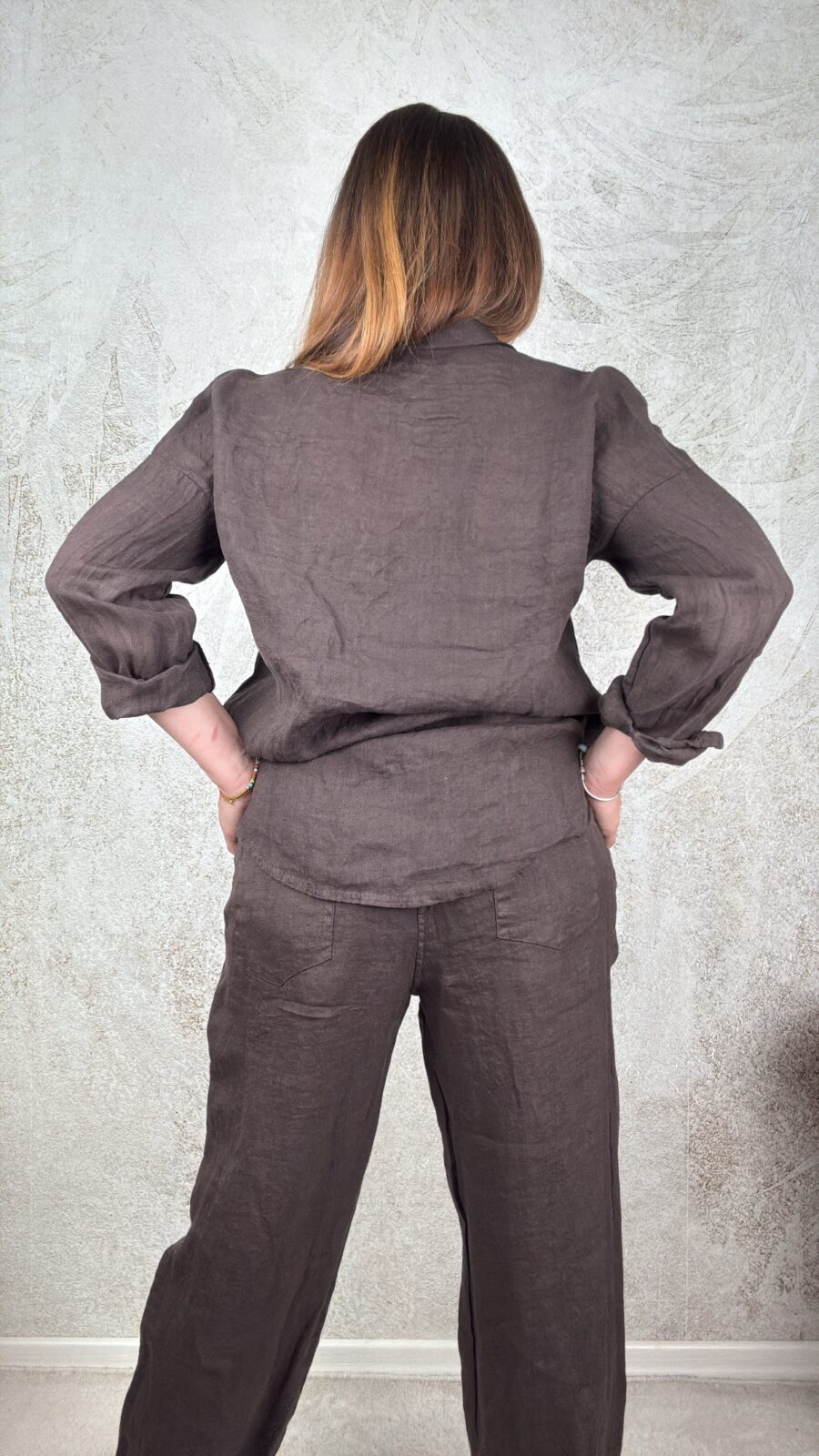 Pantalone Valeria cioccolato - immagine 4