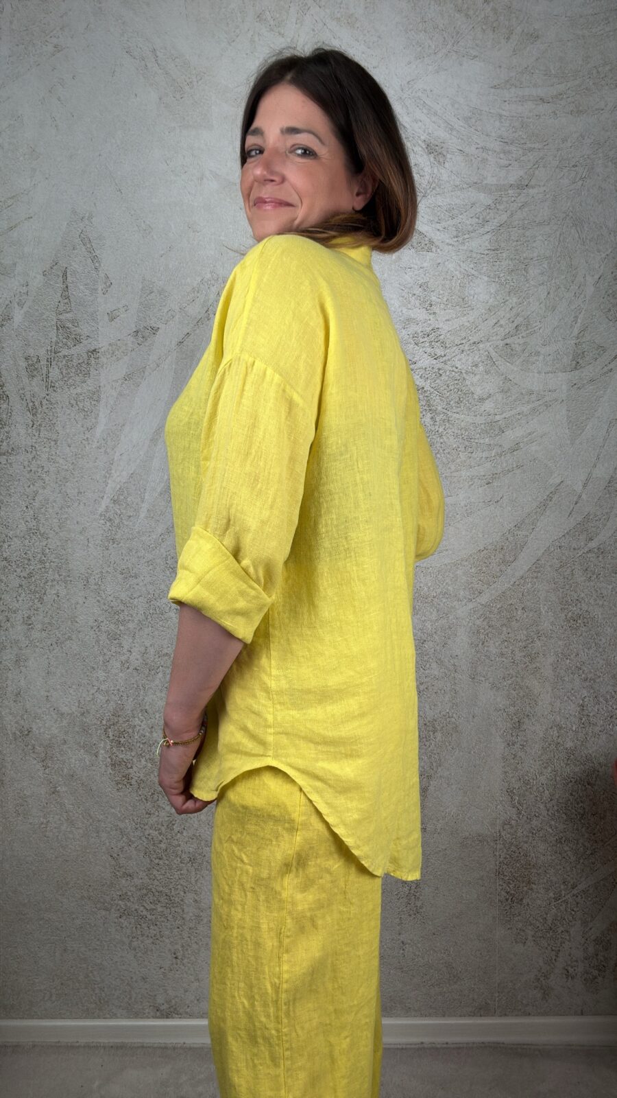 Camicia Valeria giallo Sicilia - immagine 2