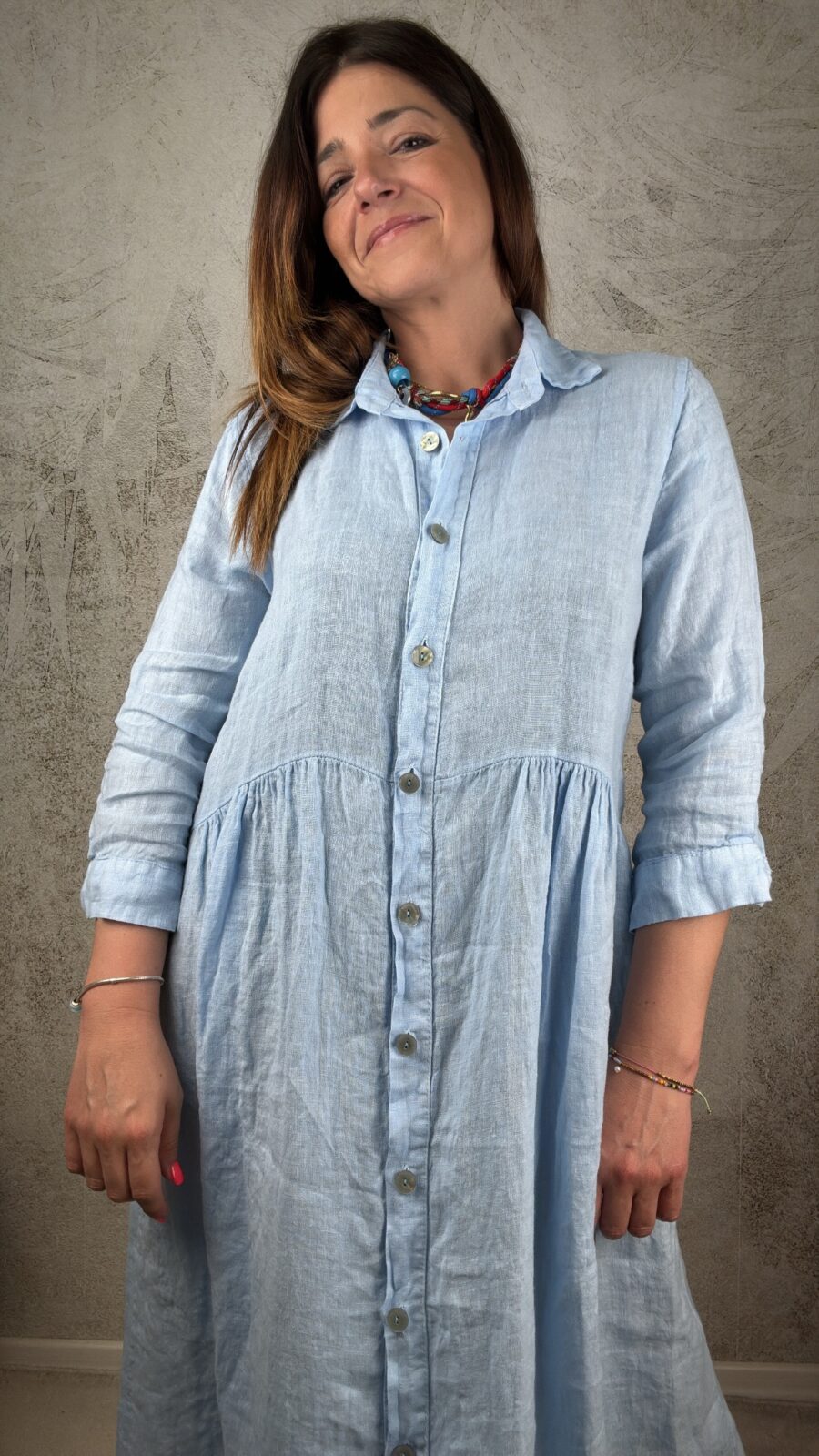 Abito Elsa azzurro - immagine 4