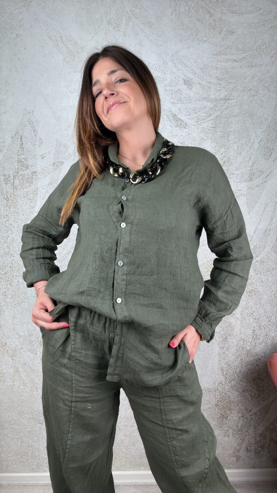 Camicia Valeria militare - immagine 4
