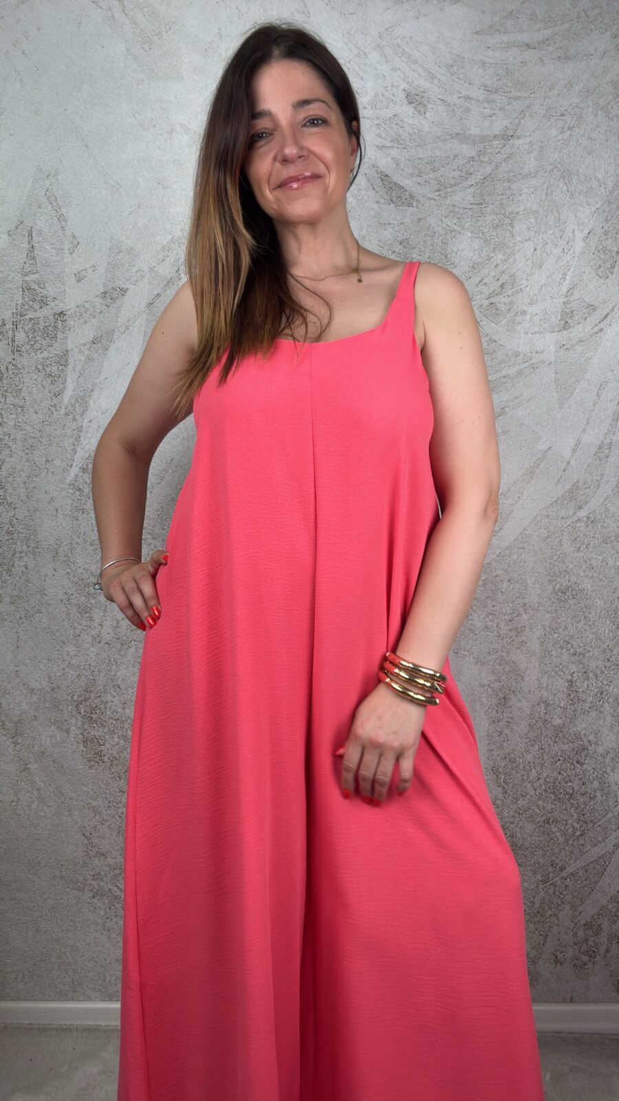 Jumpsuit Ilenia corallo
