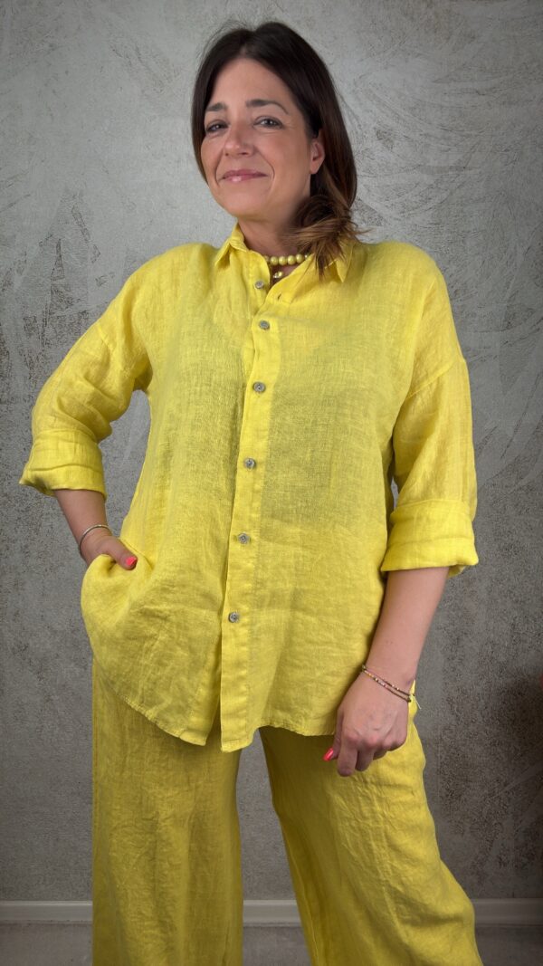 Camicia Valeria giallo Sicilia