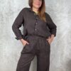 Pantalone Valeria cioccolato - immagine 2