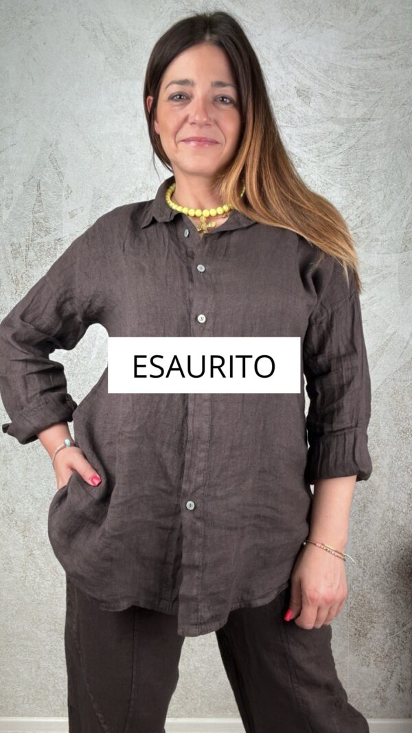 Camicia Valeria cioccolato