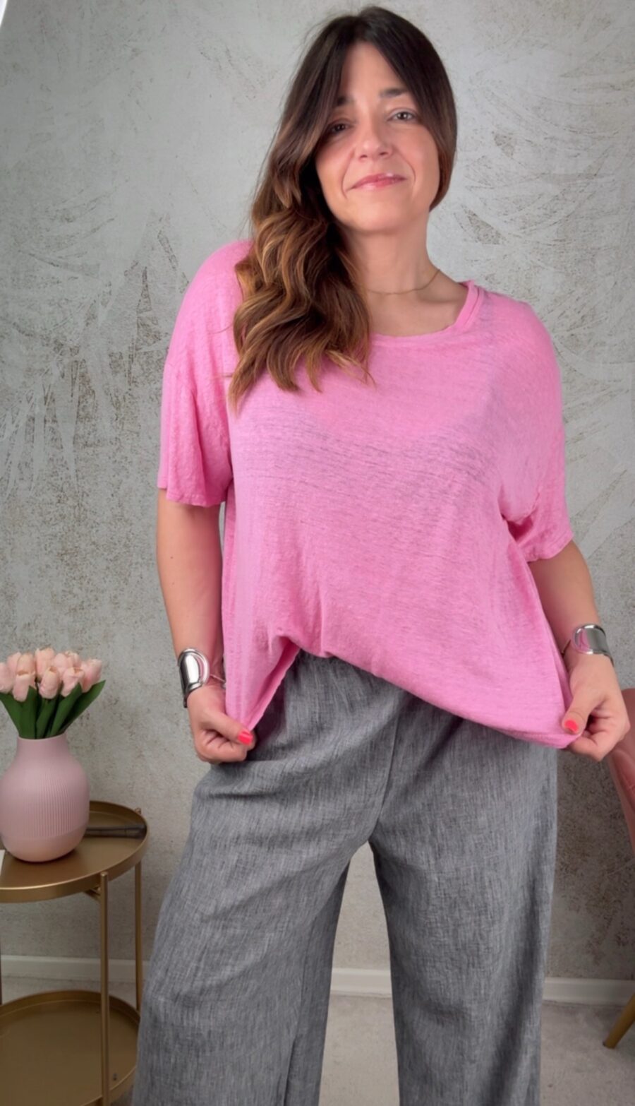 T-shirt Valeria rosa