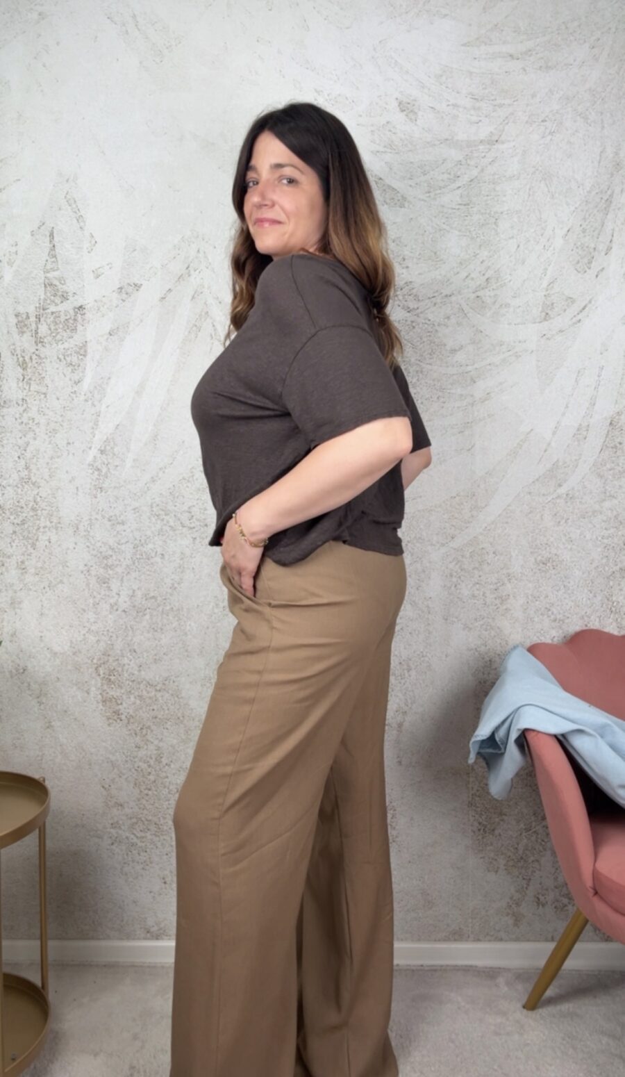 Pantalone Grace cammello - immagine 3