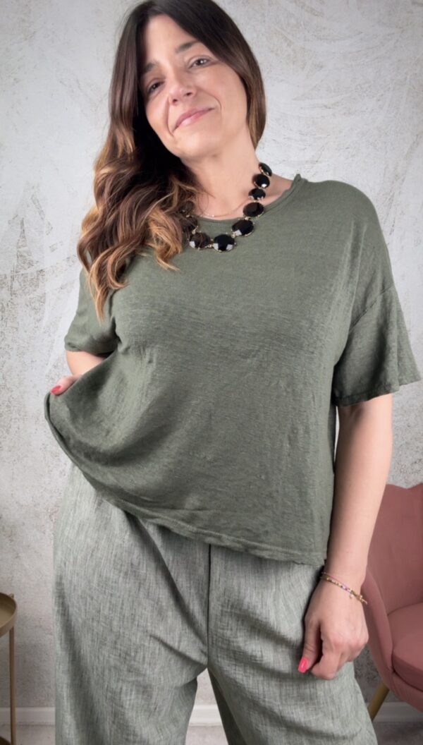 T-shirt Valeria militare