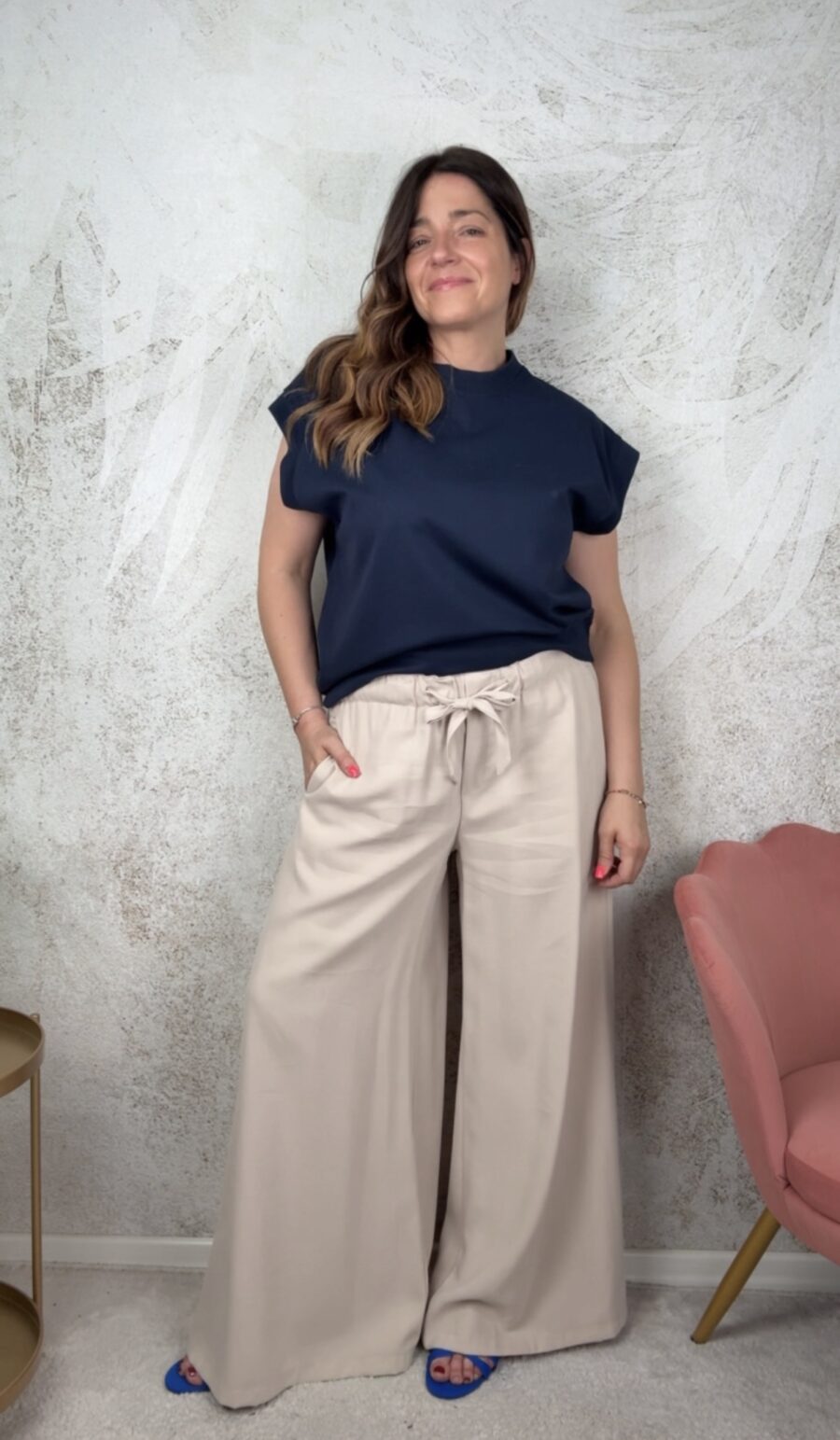 Pantalone Letizia burro - immagine 2
