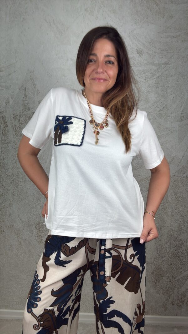 T-shirt Luna blu