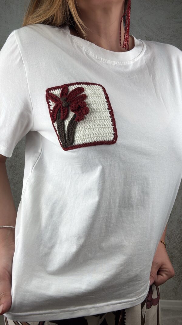 T-shirt Luna vinaccia