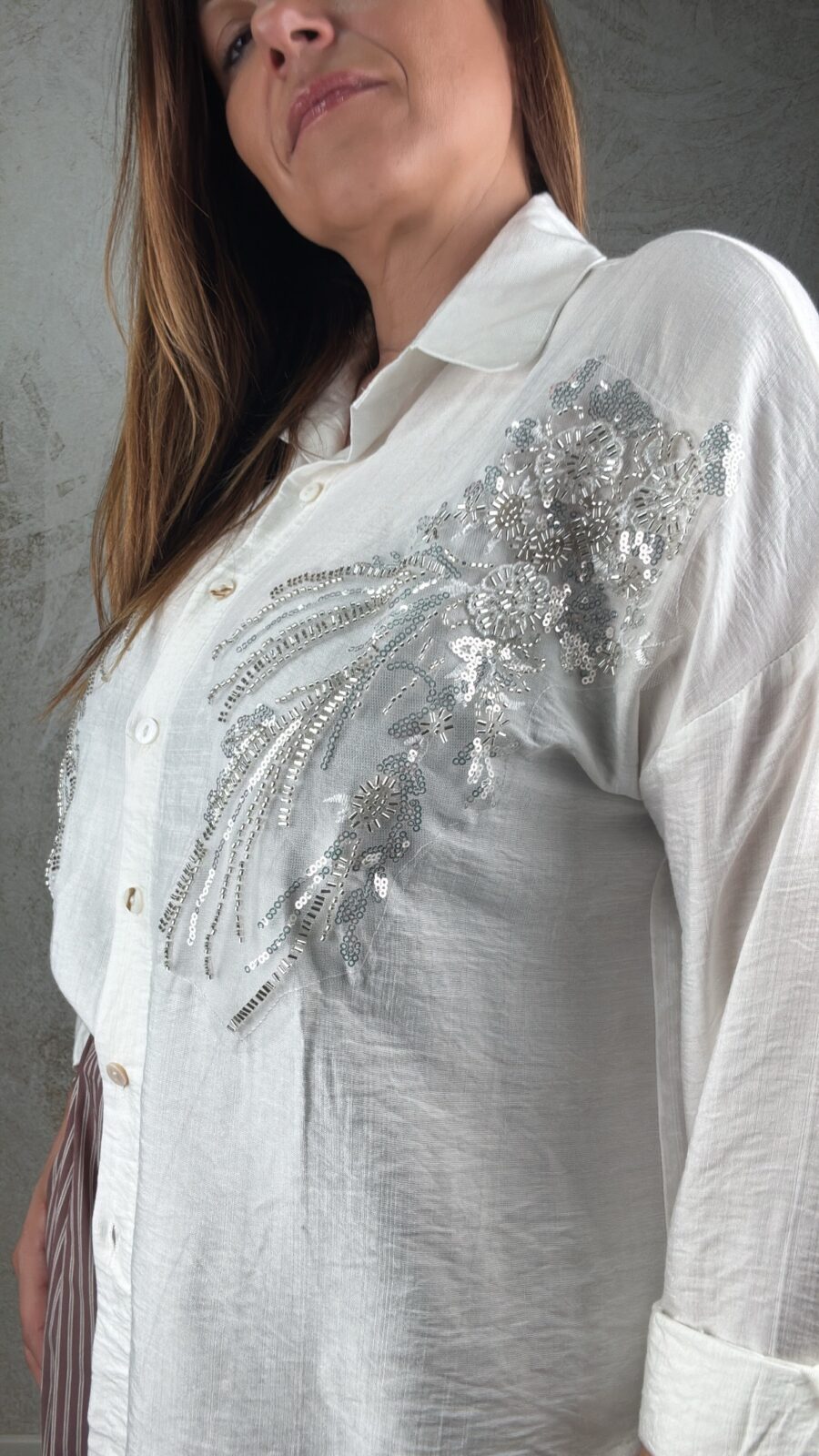 Camicia Diletta bianco - immagine 3